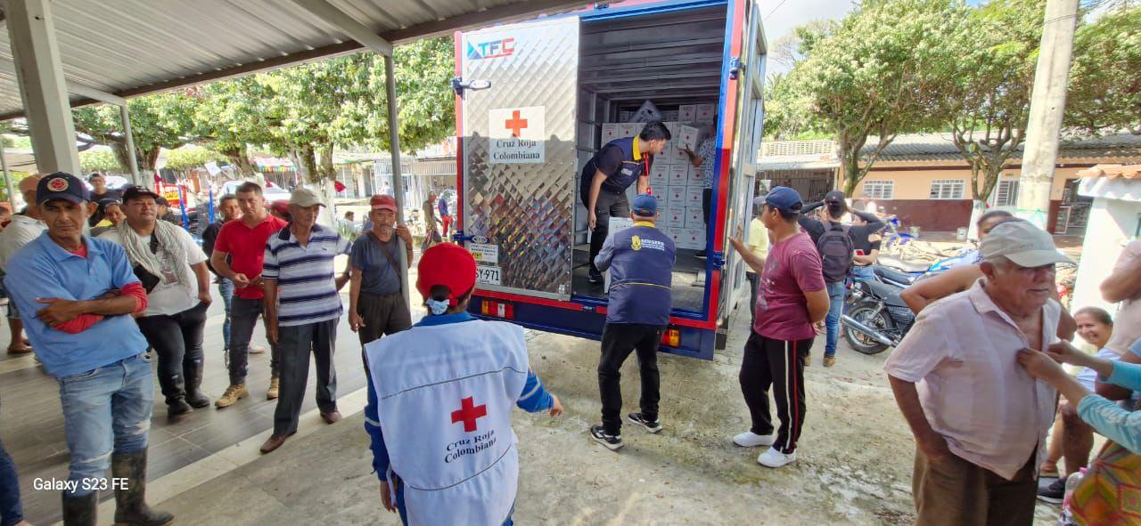 Más de 100 familias recibieron ayudas humanitarias en zona rural de Cúcuta