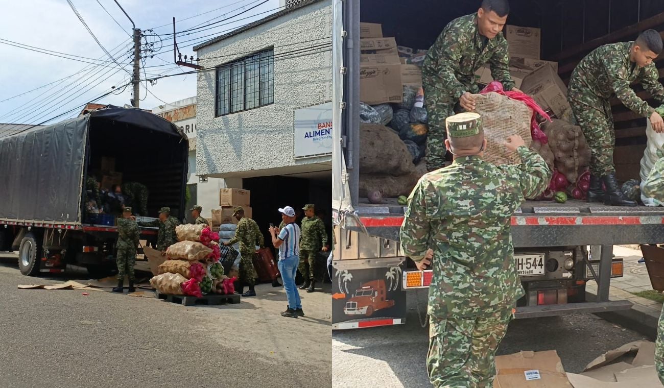 10 toneladas de ayudas llegaron al Banco de Alimentos de Bucaramanga