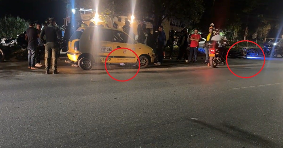 El accidente se registró en la vía a Piedecuesta.