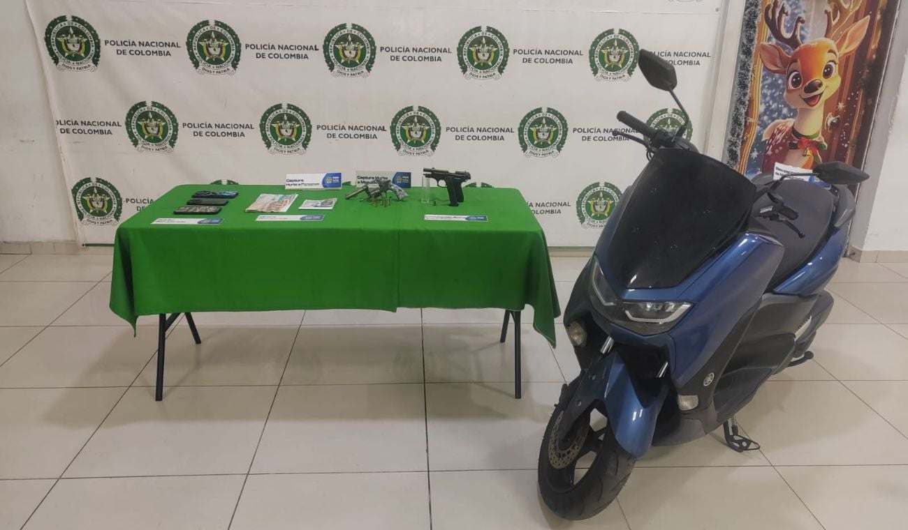 La Policía capturó a un hombre armado tras un robo en Bucaramanga