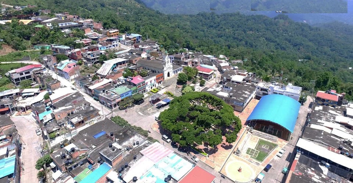 Toma aérea de Landázuri