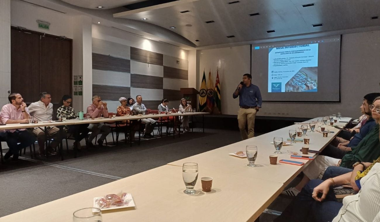 Reunión de empresarios en Bucaramanga para tratar temas de movilidad