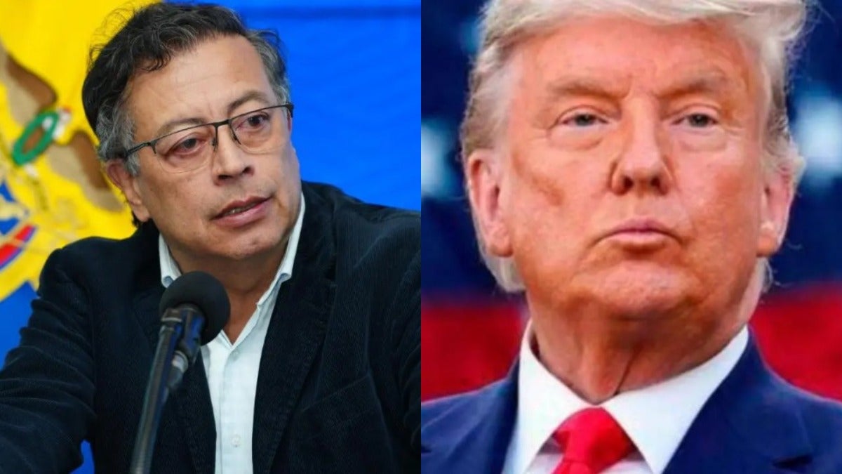 Presidente de Colombia Gustavo Petro y Presidente de Estados Unidos Donald Trump