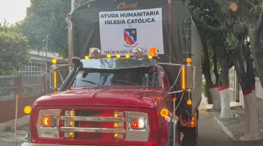 Iglesia católica entregó 50 toneladas de ayudas humanitarias en el Catatumbo