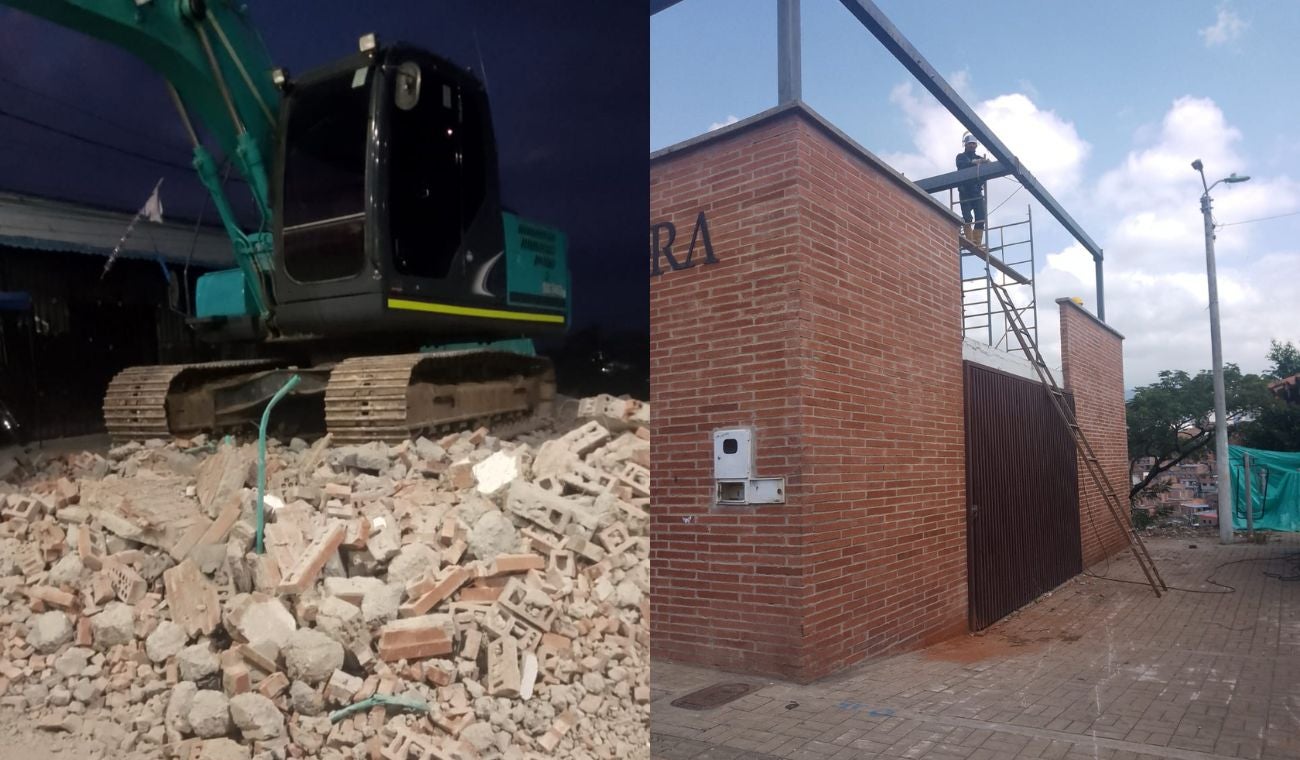 Ágora del barrio La Feria de Bucaramanga