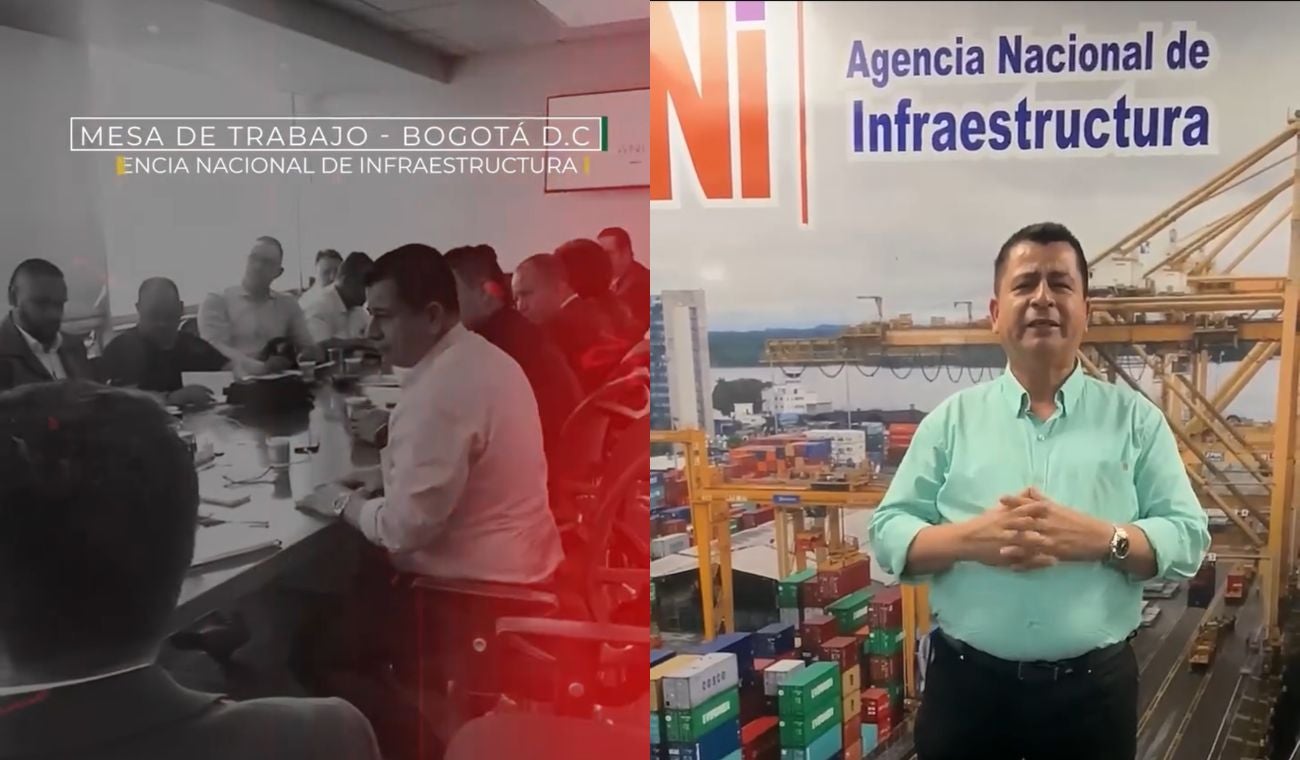 Alcalde de Cimitarra (Santander) en reunión con la ANI