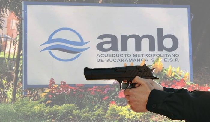 Ataque con arma de fuego a trabajador del Acueducto Metropolitano de Bucaramanga