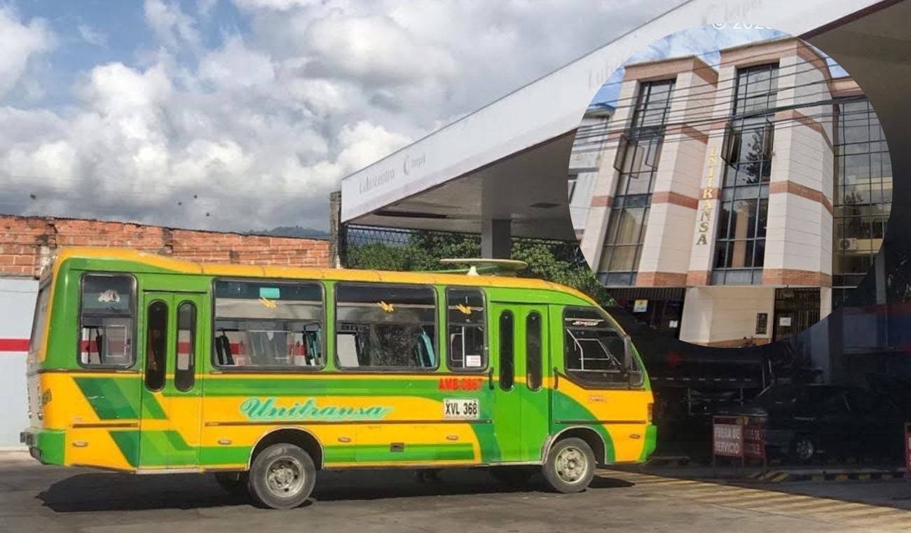 Bus de Unitransa en Bucaramanga
