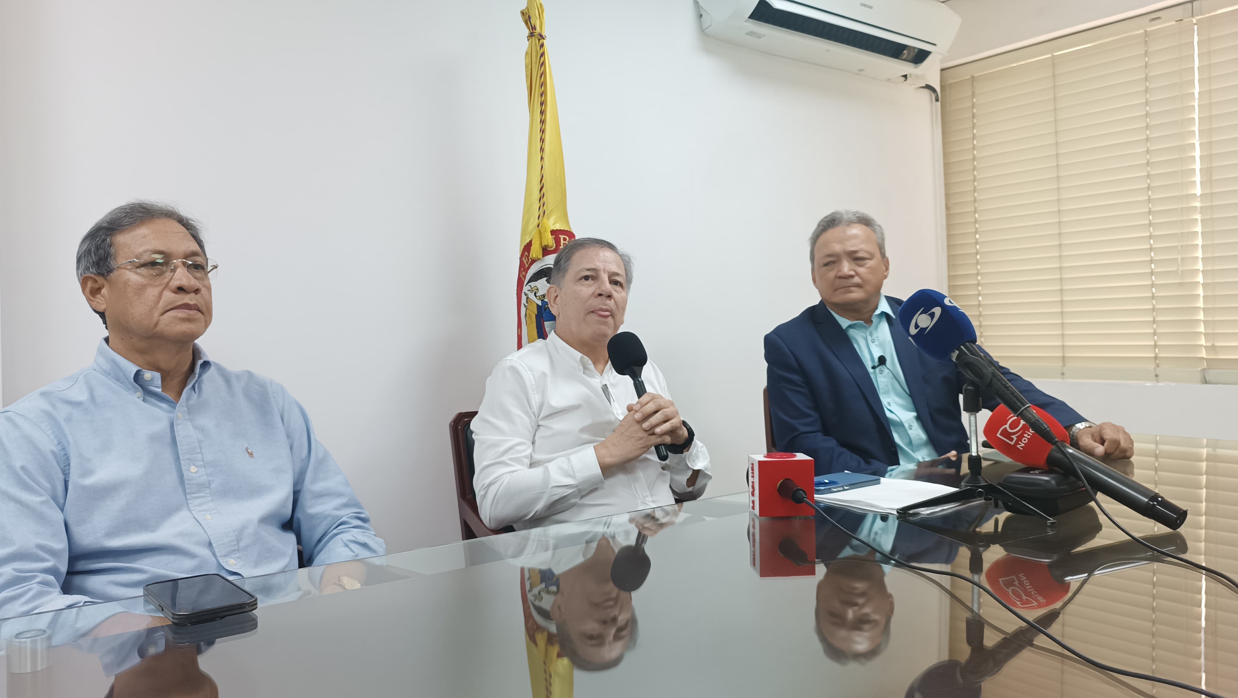 Presidente de la Corte Suprema de Justicia, Octavio Tejeiro.Presidente del Consejo de Estado, Luis Alberto Álvarez Parra