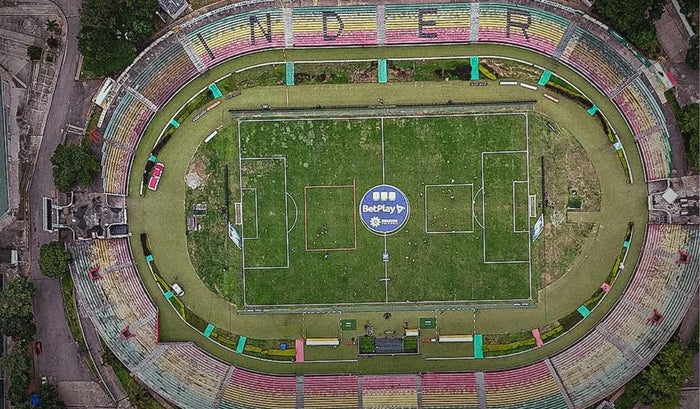 Panorámica del estadio Américo Montanini de Bucaramanga