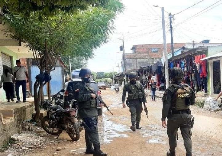 Policía en zona del Catatumbo
