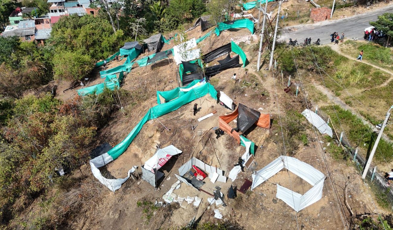 Predios invadidos en Bucaramanga