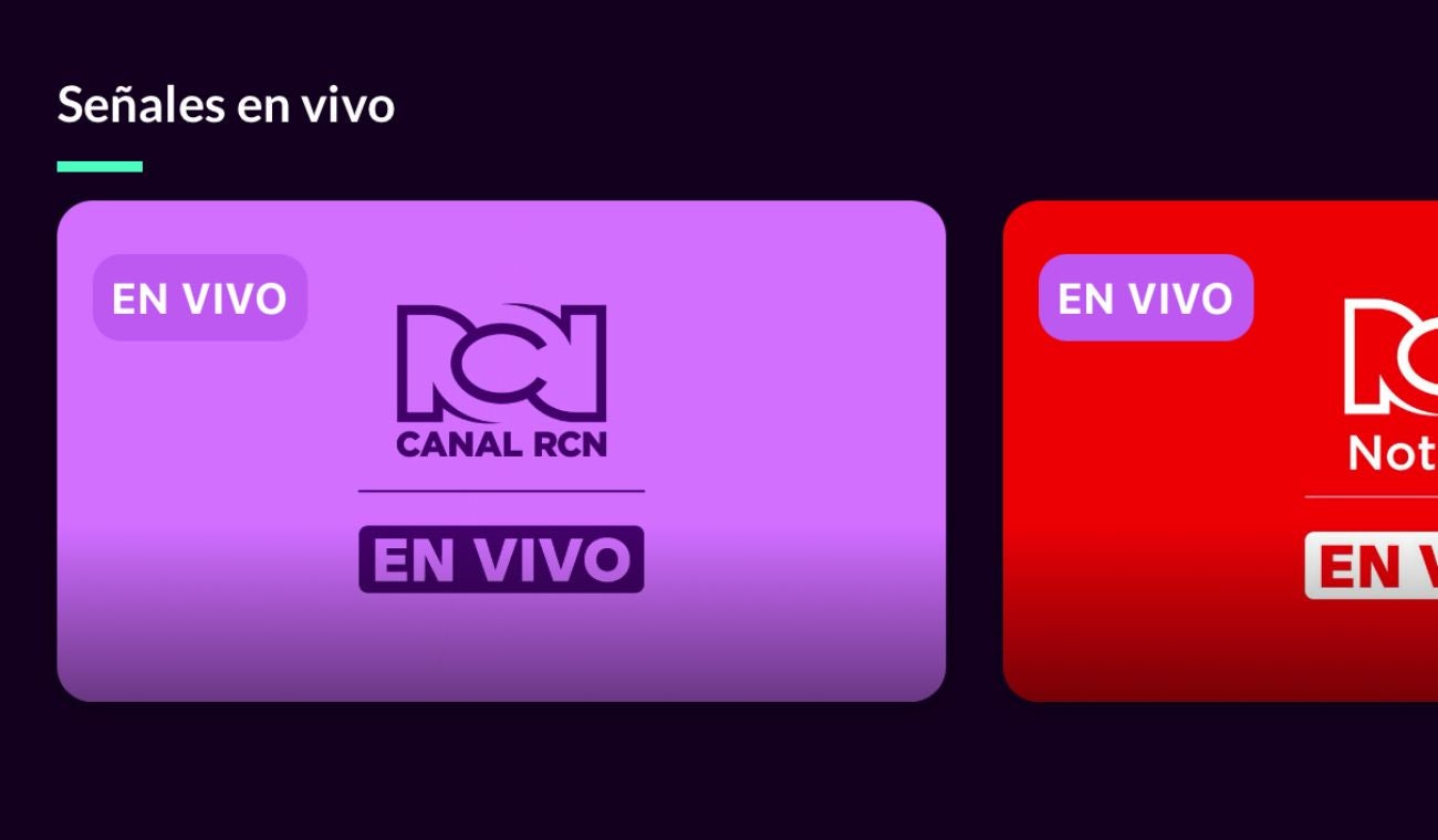Señal en vivo del Canal RCN