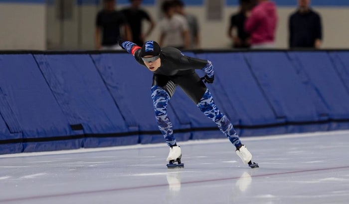 Angelo Verdugo Caicedo, patinador de San Gil, Santander