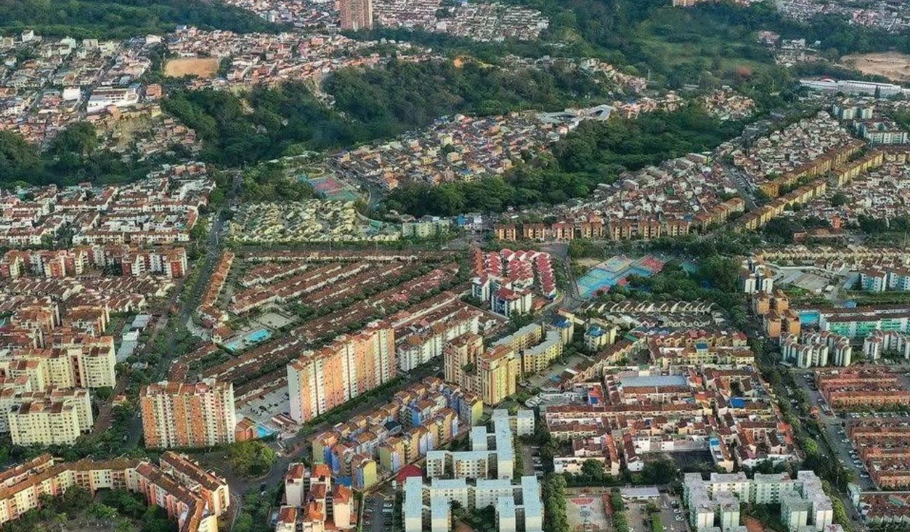 Bucaramanga desde el cielo
