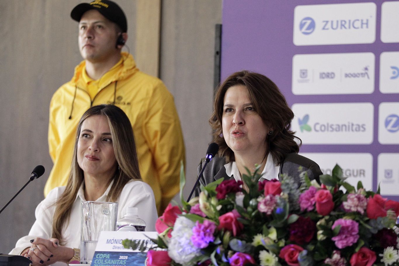 Camila Osorio y Emiliana Arango, presentación Copa Colsanitas