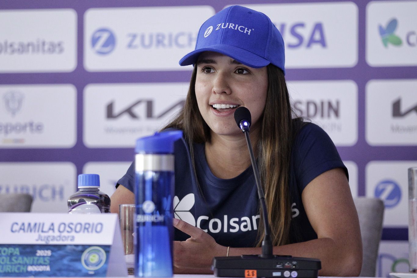 Camila Osorio y Emiliana Arango, presentación Copa Colsanitas