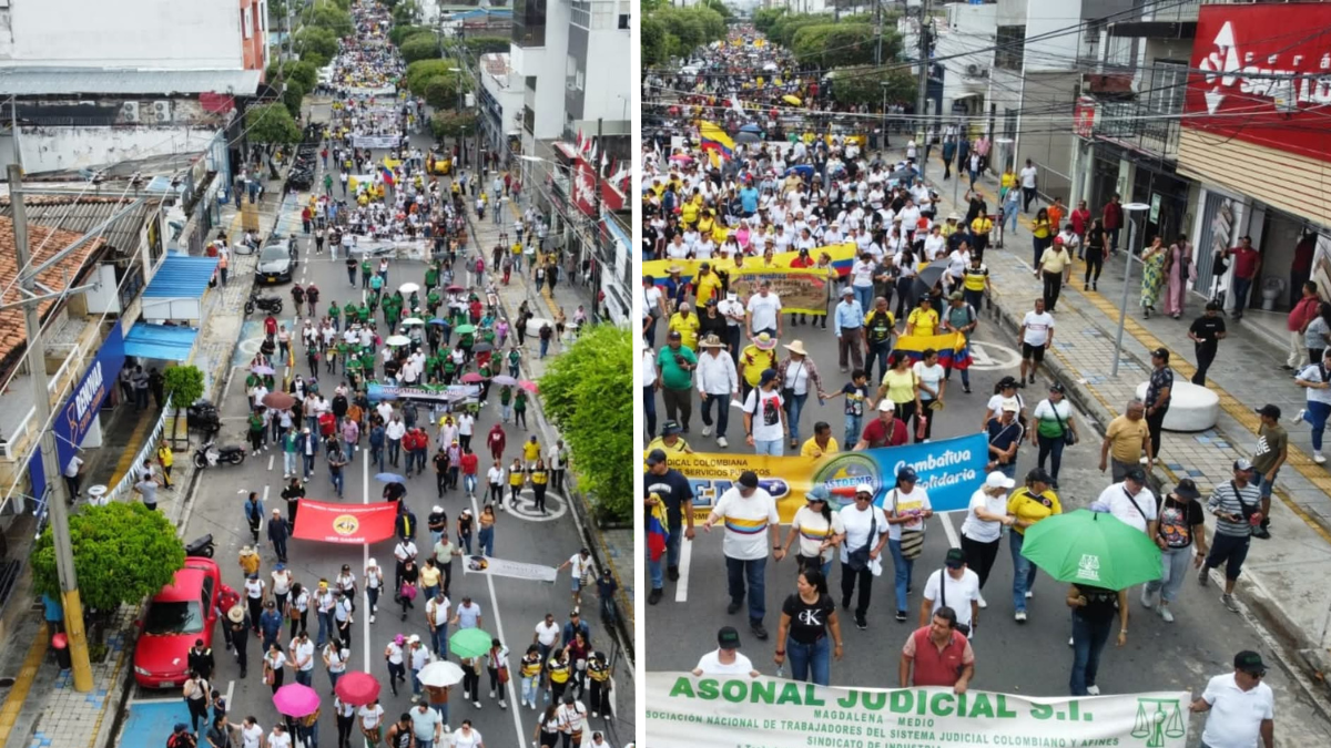 En Santander más de 11 municipios ya marcharon en apoyo a las reformas sociales