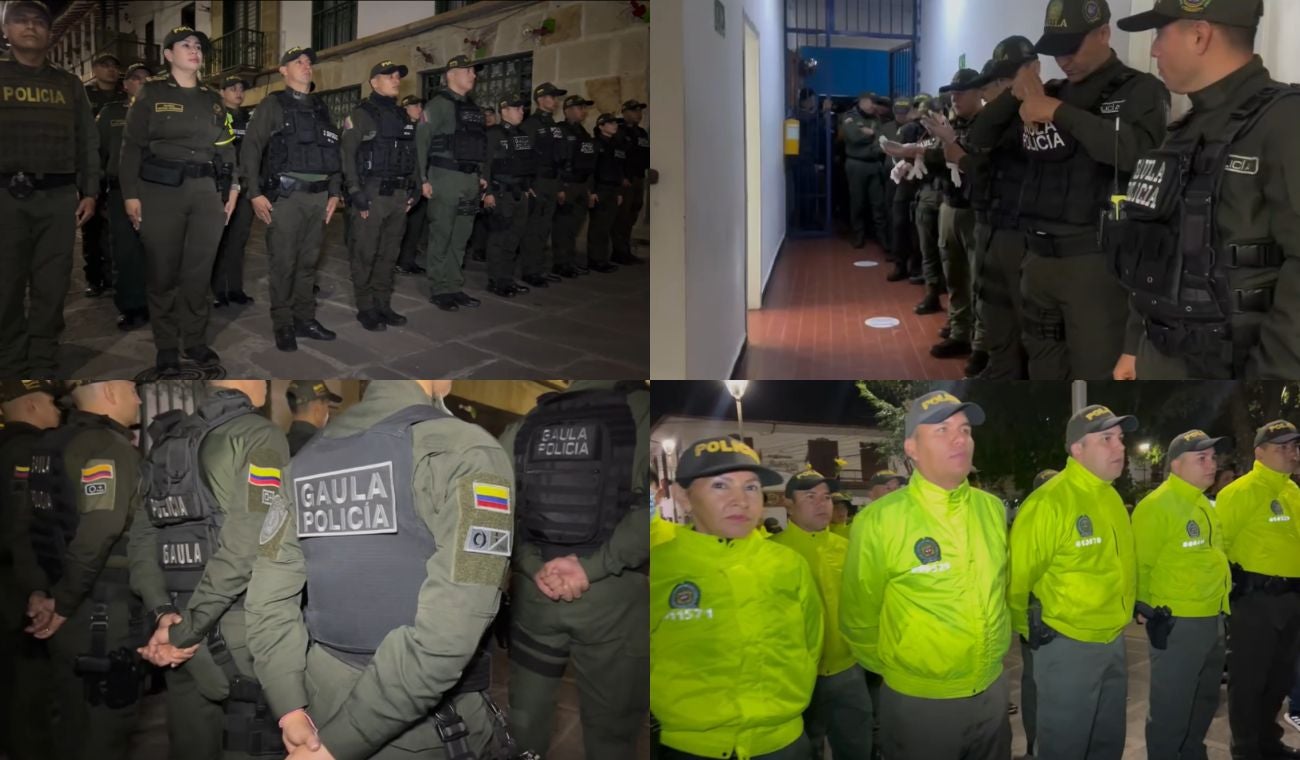 Policía en San Gil, Santander