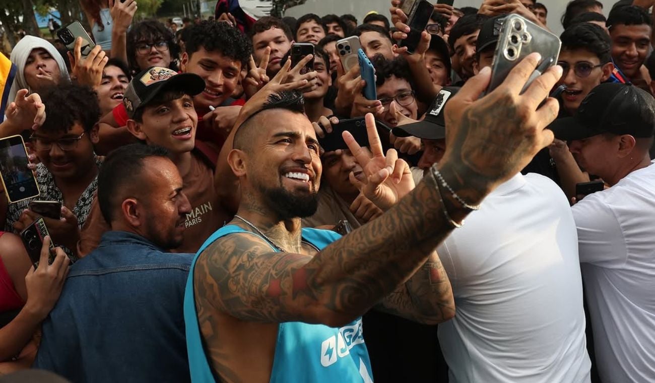 Arturo Vidal en Bucaramanga