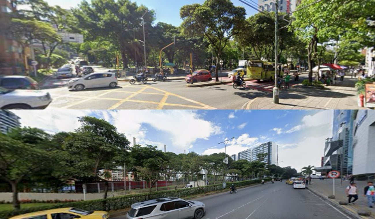 Carrera 33 en Bucaramanga (Entre el Parque San Pio y el estadio La Flora)