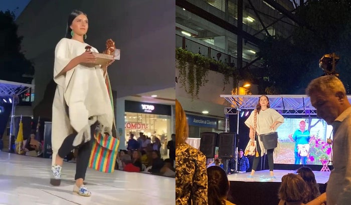 Desfile con productos realizados por privados de la libertad