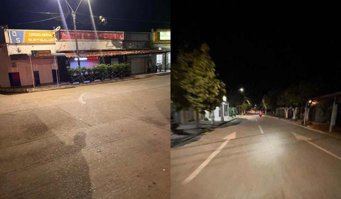 Con establecimientos comerciales cerrados como licorerías, discotecas, bares y tiendas de barrio, fue la noche del sábado 5 de abril para los habitantes del Magdalena Medio.