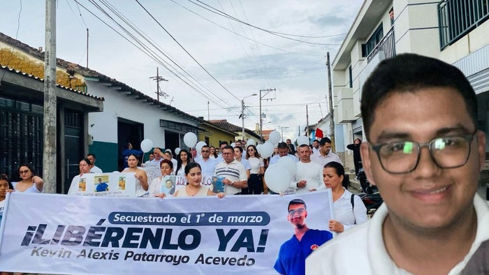Joven de Simití, Bolívar secuestrado en el Catatumbdo.