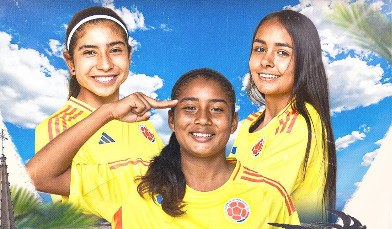 Jugadoras de la Selección Colombia Femenina Sub-17