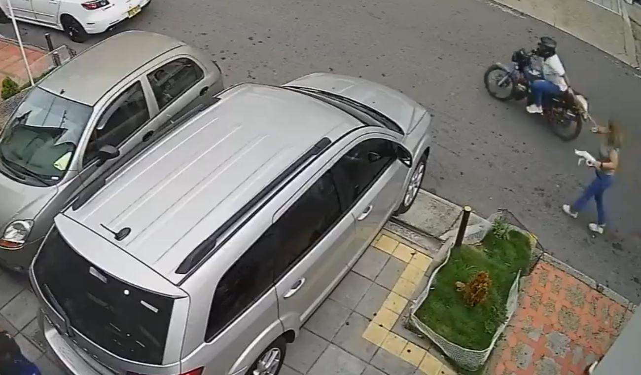 'motoladrón' en acción en Bucaramanga