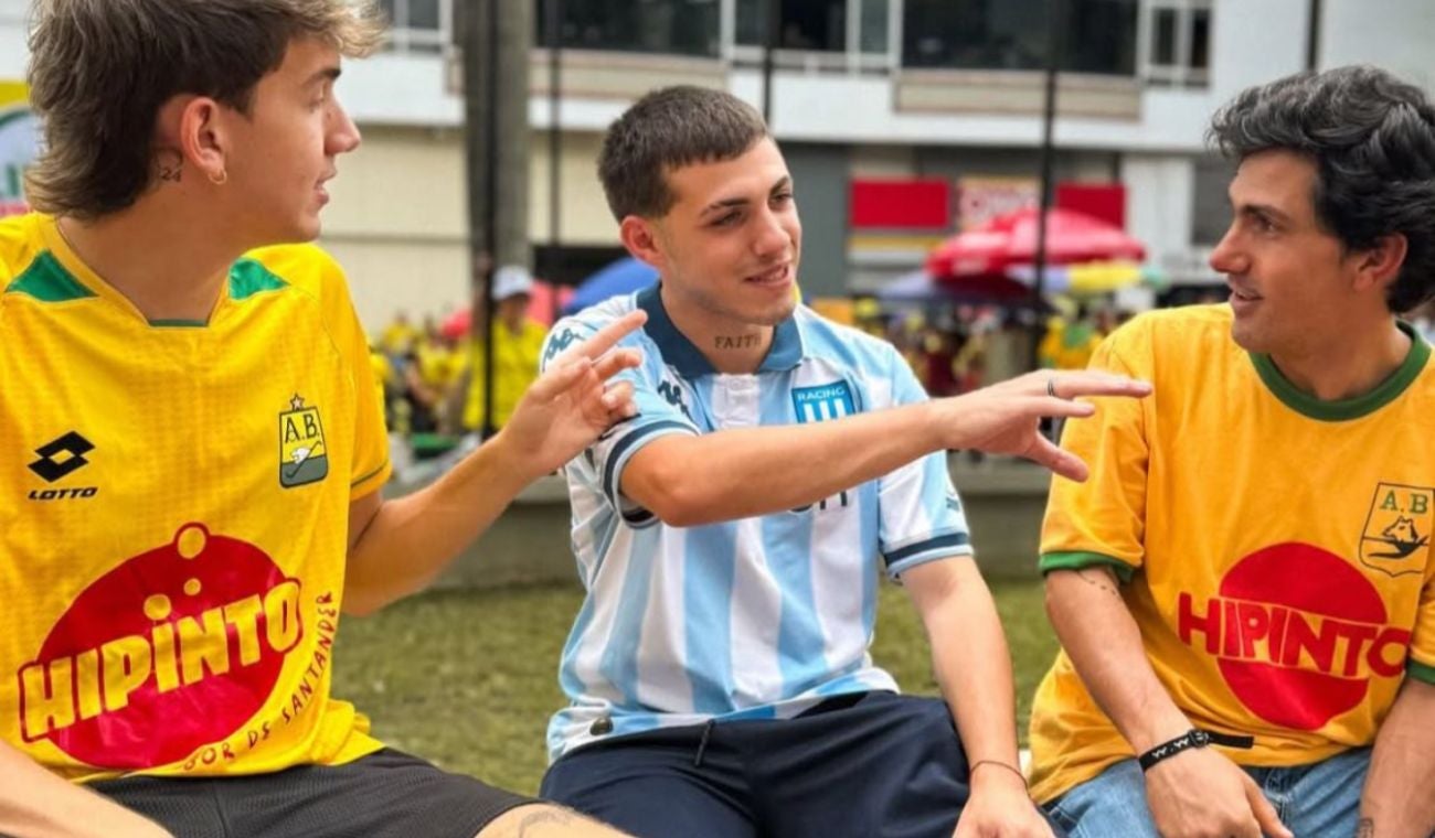Alejo Ciganotto compartiendo con influencers santandereanos
