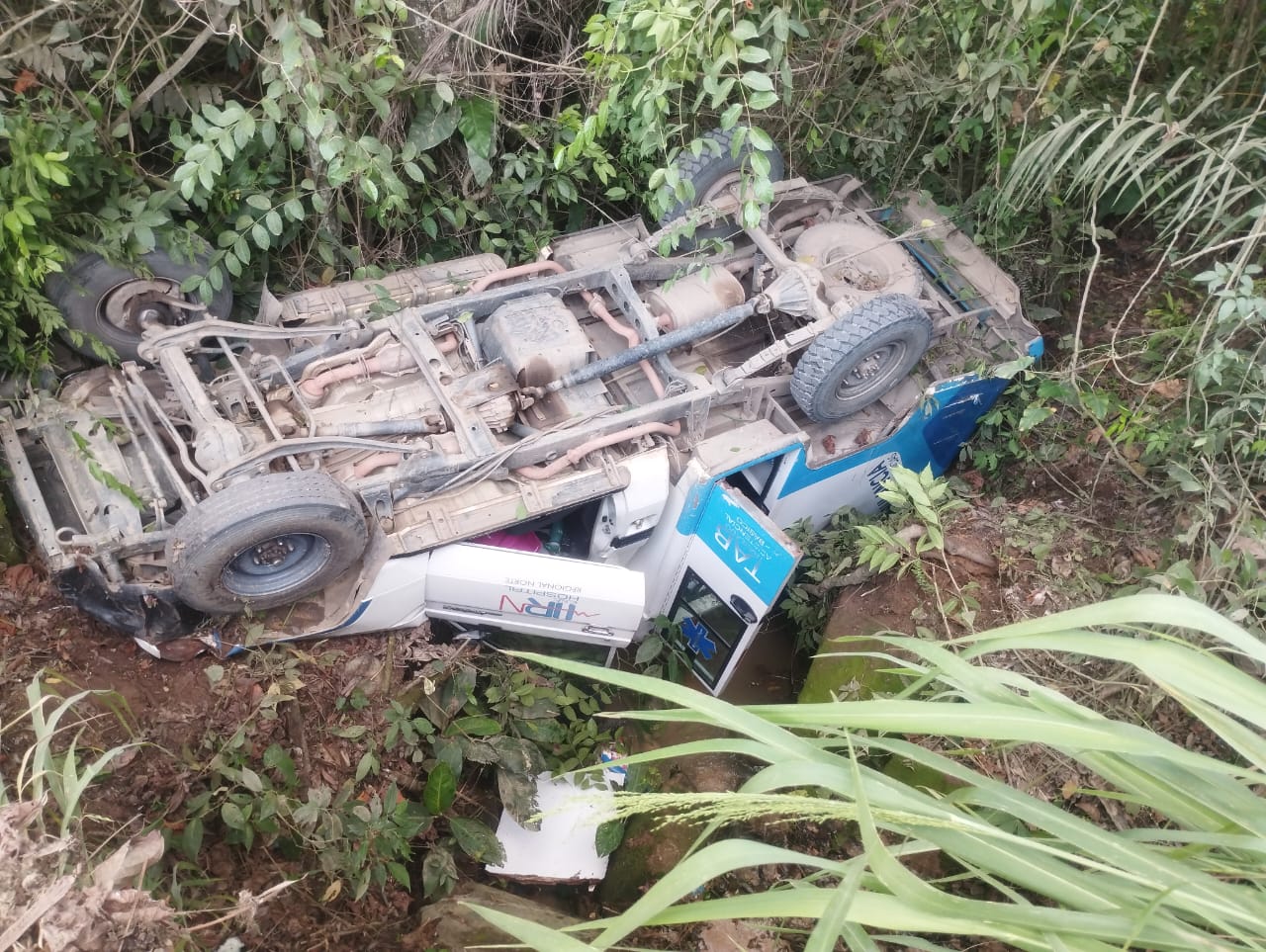 Accidente de tránsito de Ambulancia
