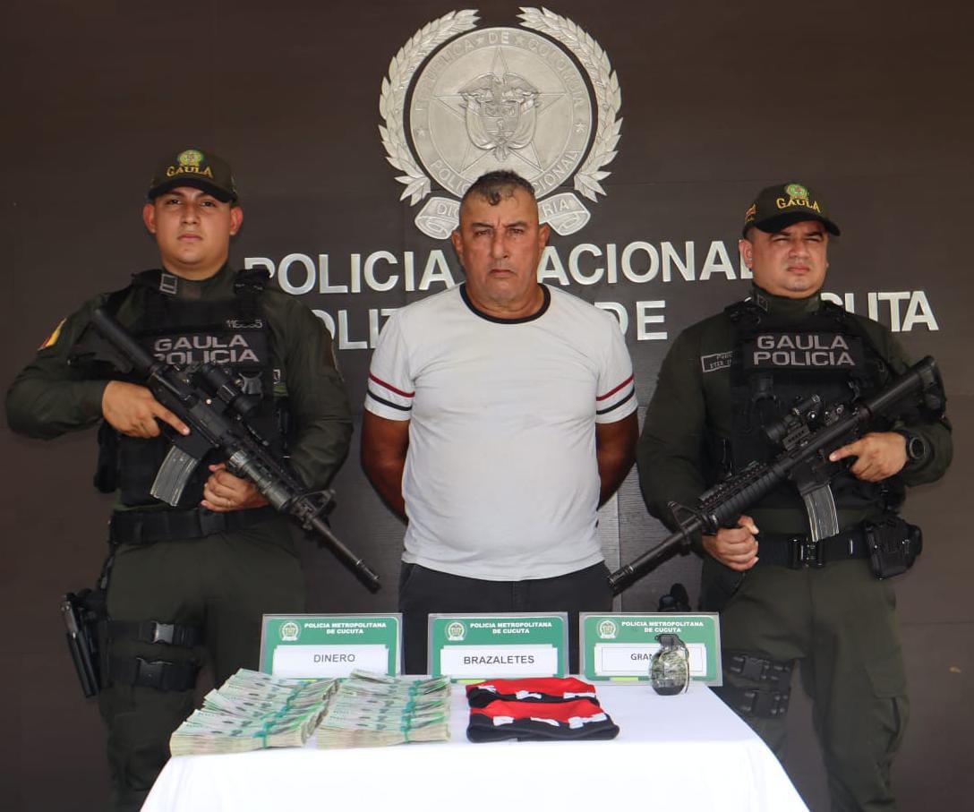 Capturan Extorsionista en Cúcuta