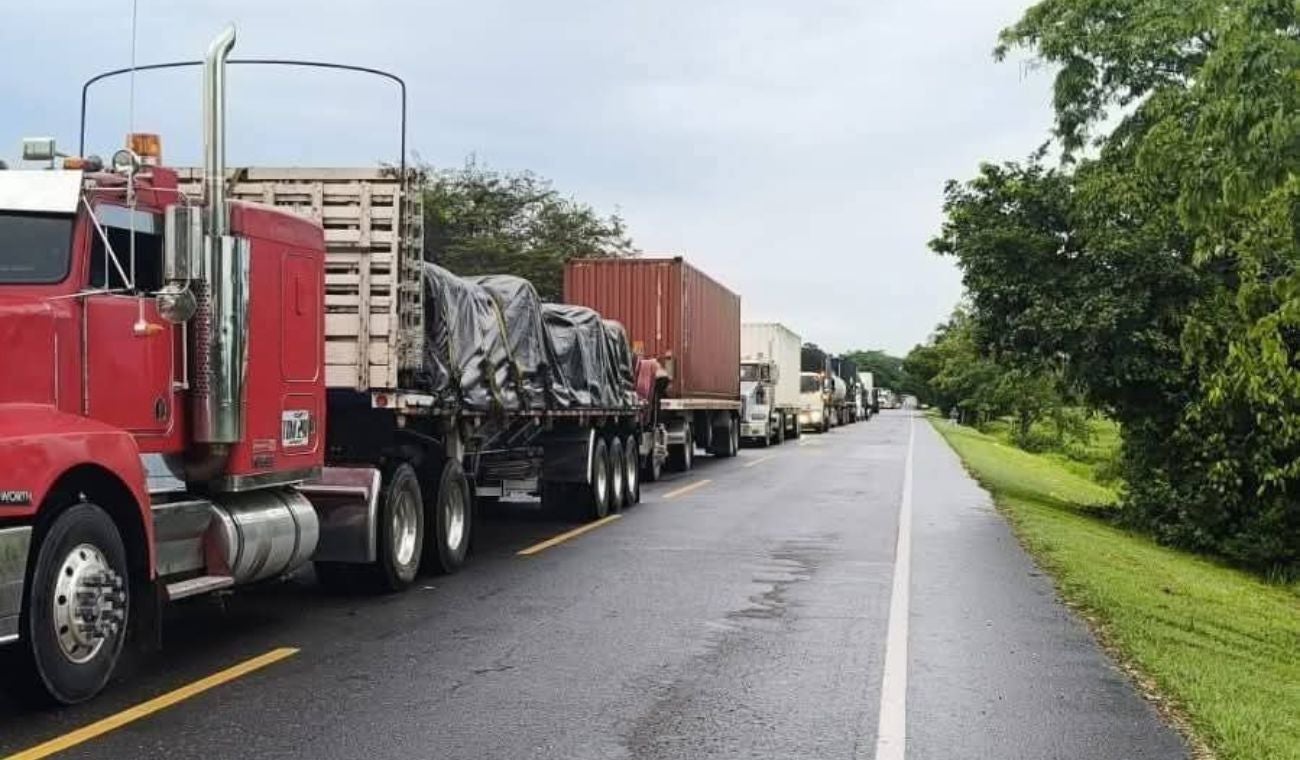 Congestión vial en la Troncal del Magdalena Medio