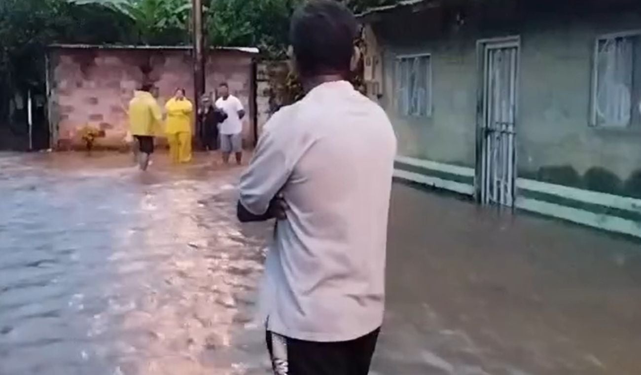 La quebrada La Cascajera se desbordó e inundó un corregimiento
