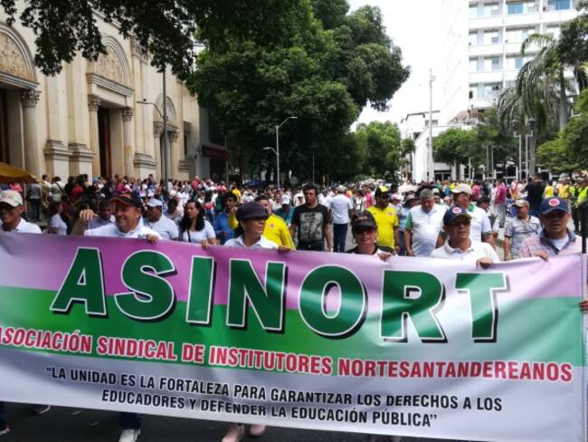 Protesta de Trabajadores en Cúcuta