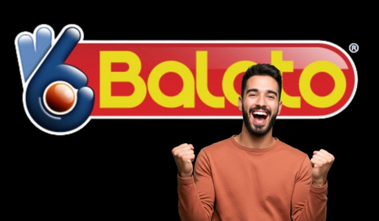 El afortunado jugo a través de baloto en línea.