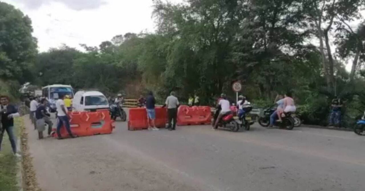 Bloqueo de vías en Norte de Santander