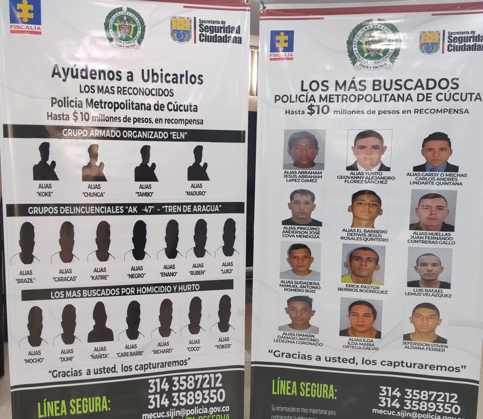 Cartel de los Má buscados