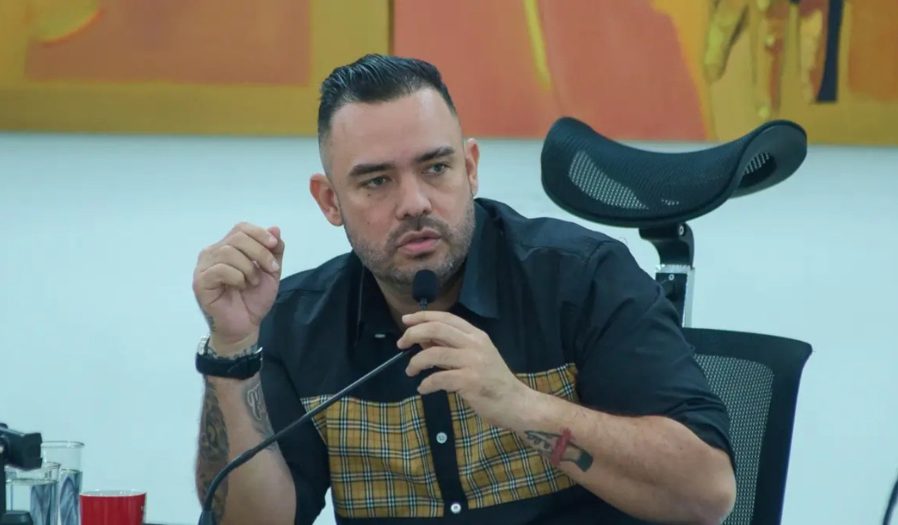 El concejal tuvo que ser atendido en la Clínica Bucaramanga.