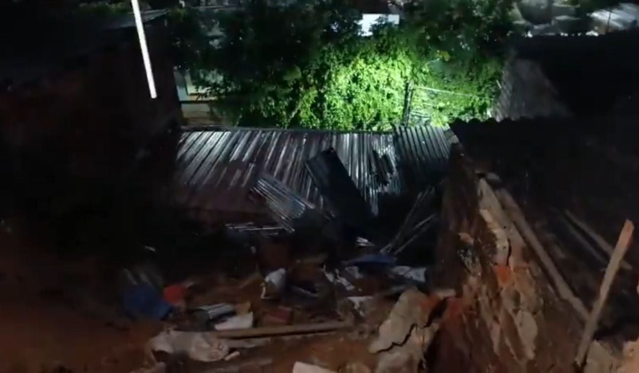 Afectaciones por lluvias en el barrio Bucaramanga