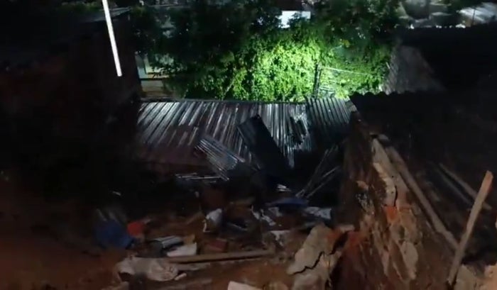 Afectaciones por lluvias en el barrio Bucaramanga