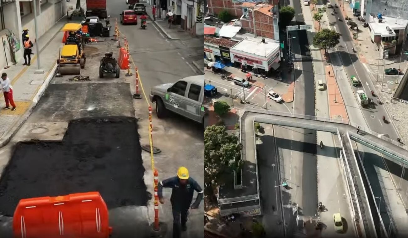 Arreglos de vías en Bucaramanga