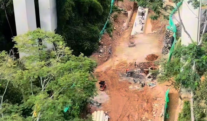 Obras en el barrio San Martín de Bucaramanga