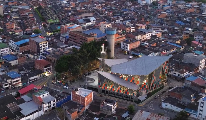 Panorámica del barrio La Cumbre de Floridablanca