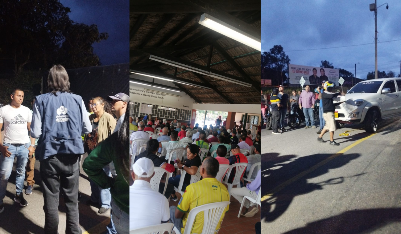 La comunidad de Los Santos pide a la entidad gubernamental que se cumpla con los acuerdos pactados.