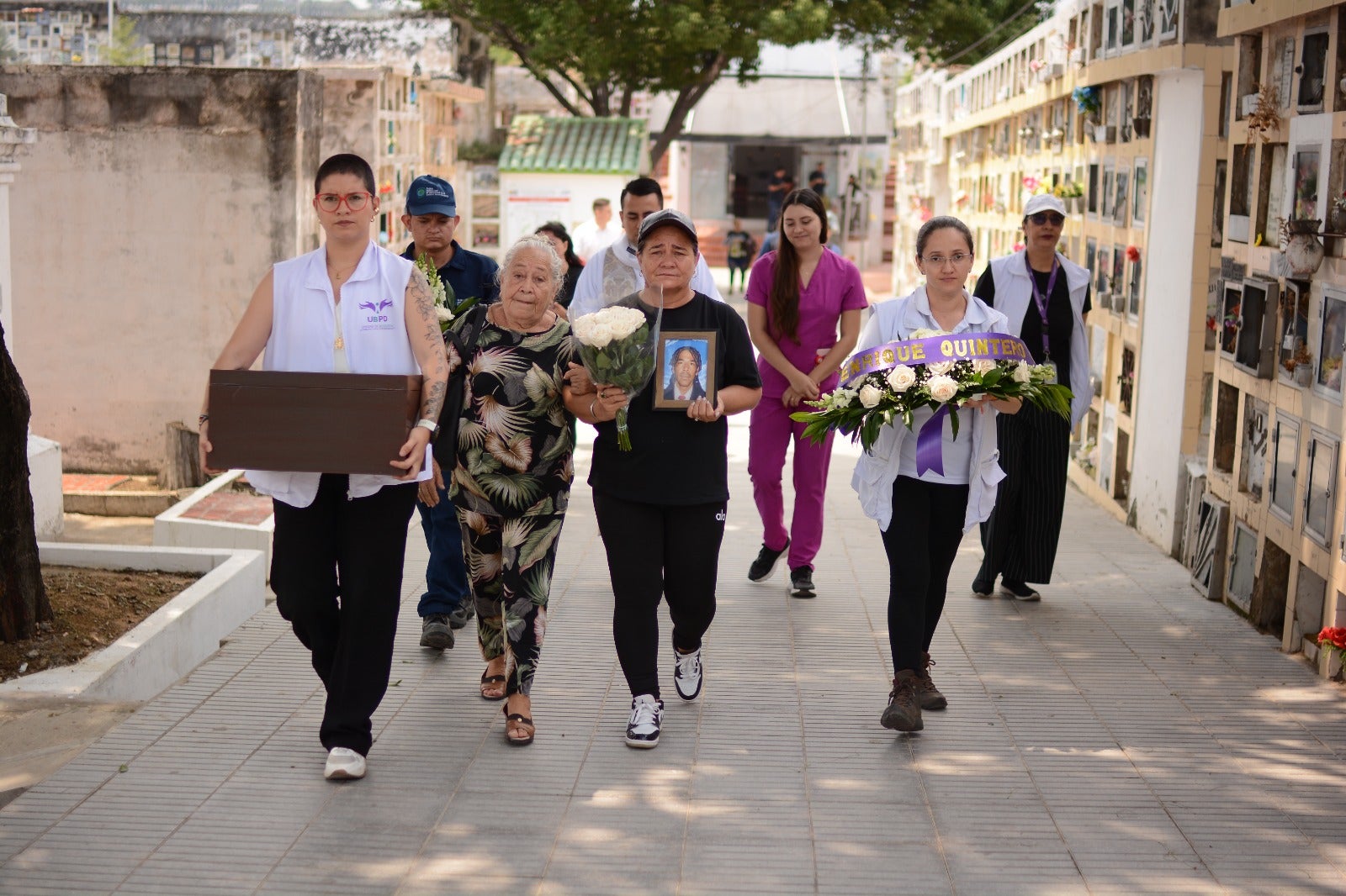 Sepultura del señor Enrique Quintero Contreras