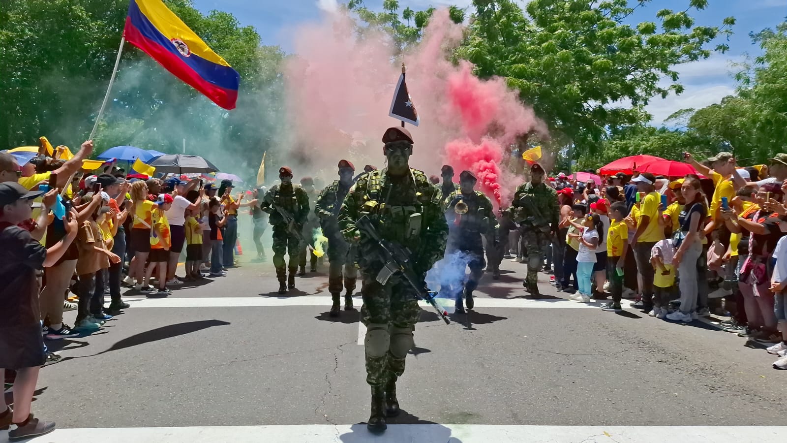 Desfile militar en Cúcuta 20 de julio