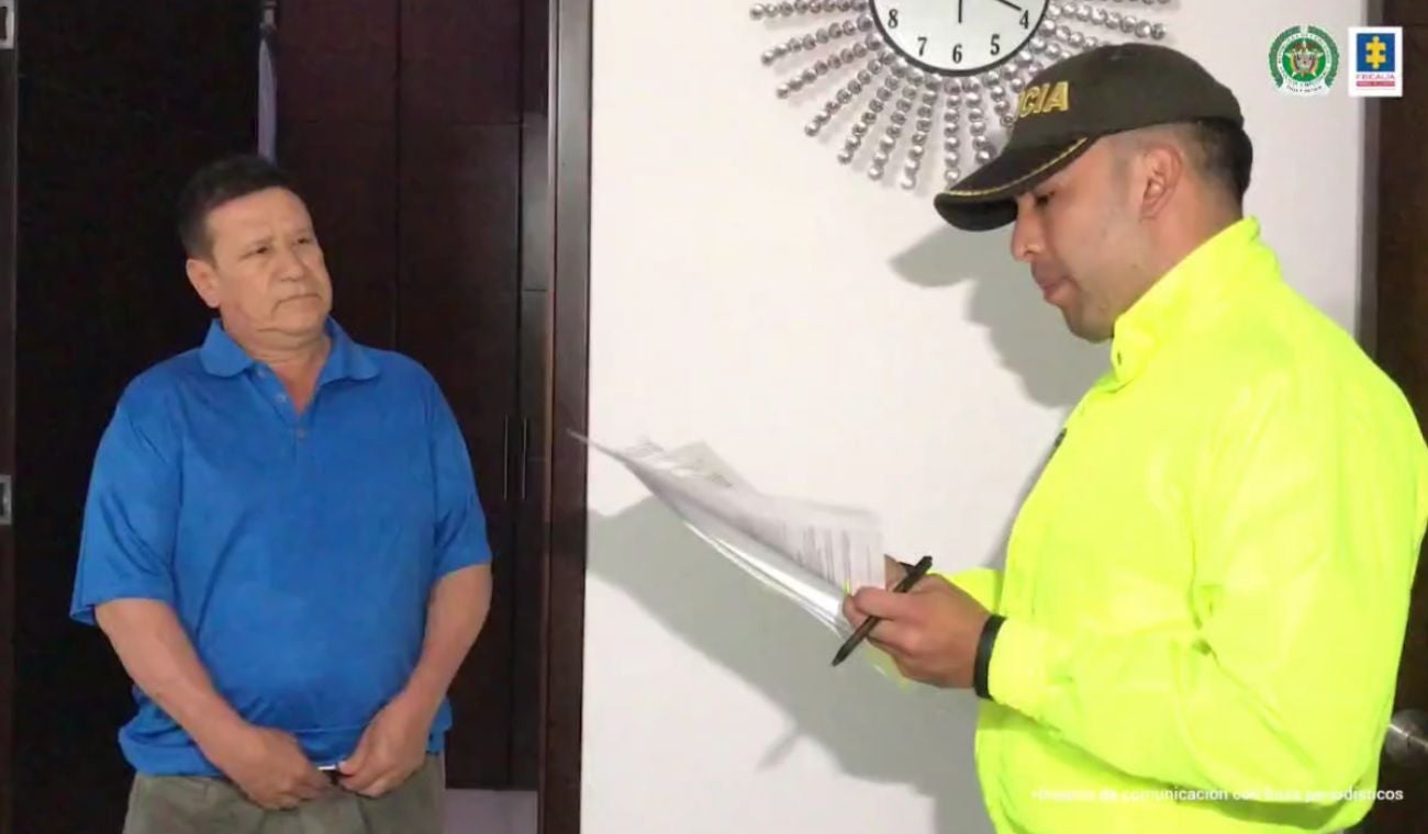 Captura del exconcejal de Piedecuesta Raimundo Duarte (archivo)