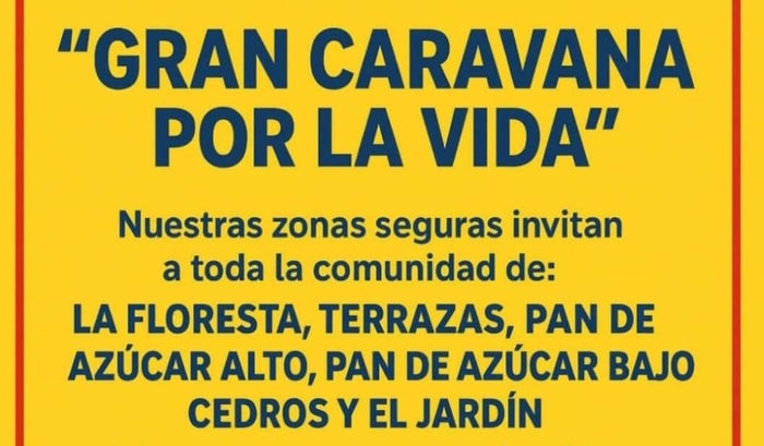 Protesta ante inseguridad en la Comuna 12 de Bucaramanga